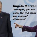 Recep Tayyip Erdogan bo pomagal Angeli Merkel pri zajezitvi toka beguncev v Evropo